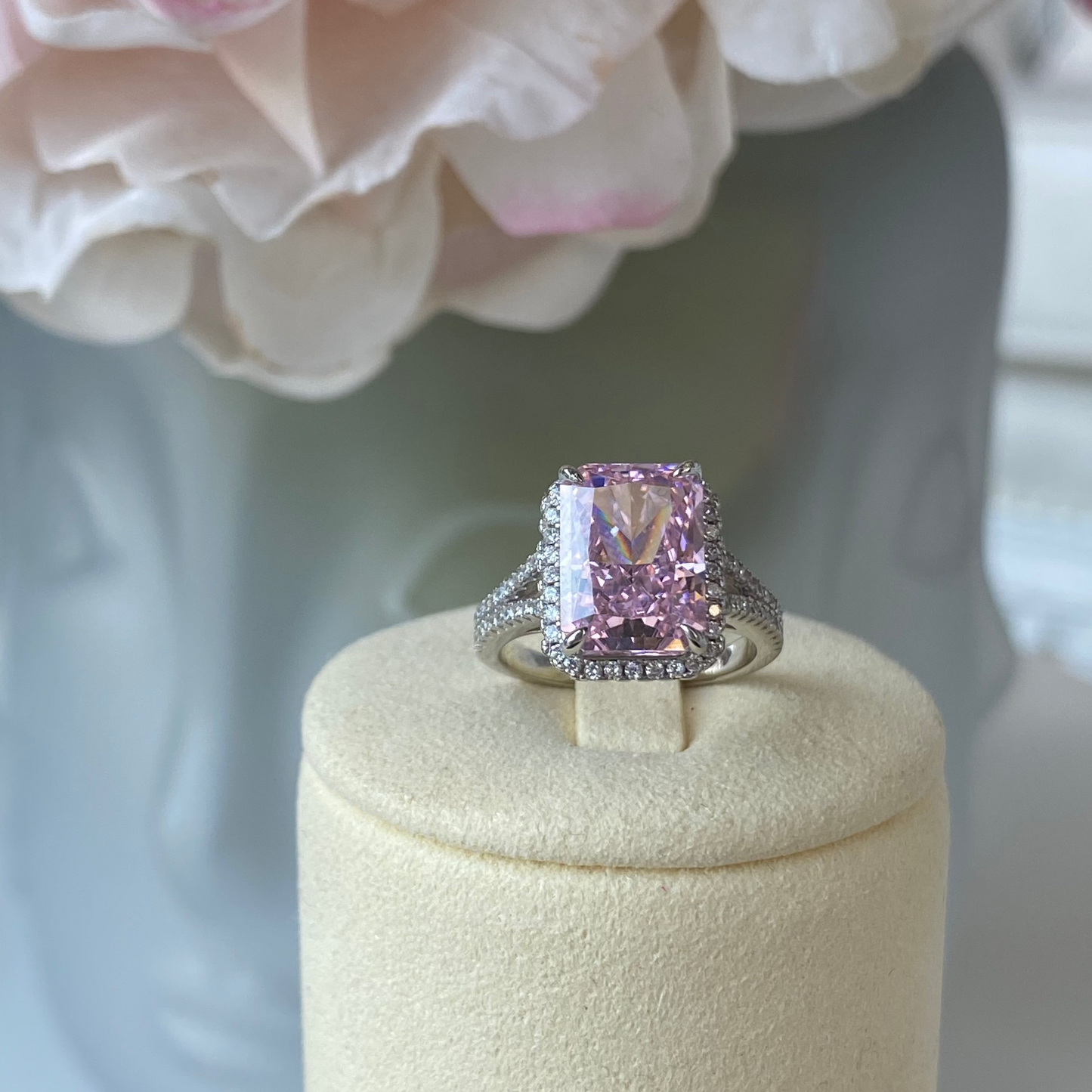 Anillo Puff Pink Radiant