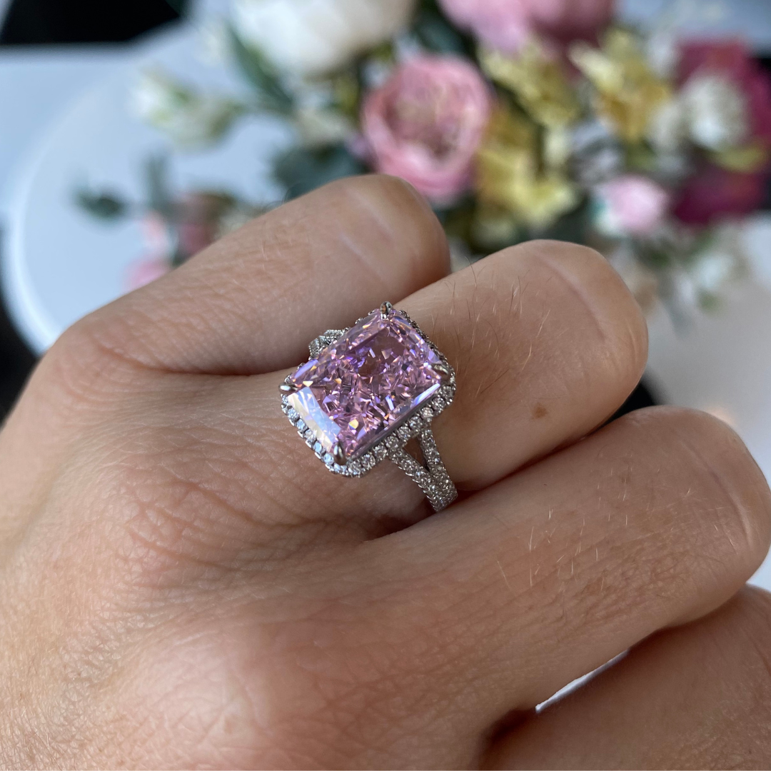 Anillo Puff Pink Radiant