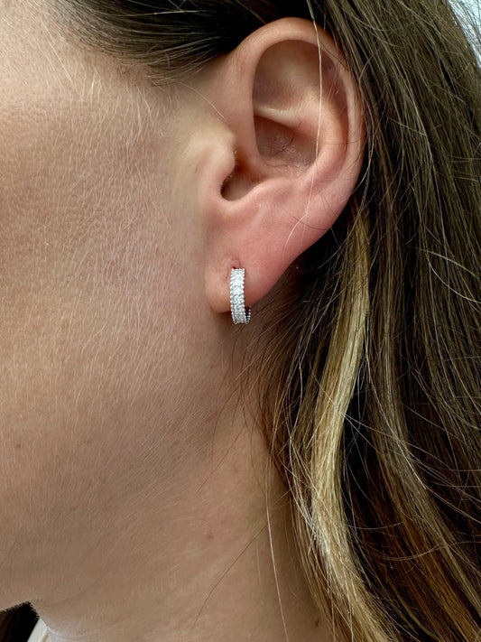 Mini Arracada Pave